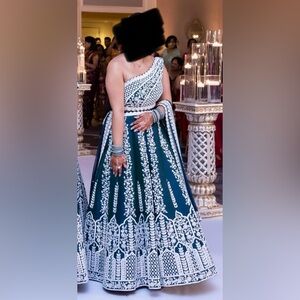 Rianta’s Teal Milani Lehenga